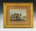 Photo 1 : ANONYME, Hussards et cuirassiers Premier Empire : Gouache sur papier, Premier tiers du XIXème siècle