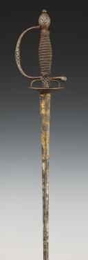COURT SWORD IN PIERCED STEEL, Former Monarchy (1760-1770). 28806