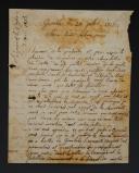 Cent Jours - Prise de Grenoble. LETTRE ADRESSÉE PAR JOSEPH GONTIER, Grenoble le 20 juillet 1815, À SON PÈRE JEAN-MARIE GONTIER, village de Beaufort. 18856-20