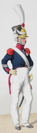 Photo 2 : 1830. Garde Royale. Compagnies Sédentaires. Sergent de Fusiliers Sédentaires, Sous-Officier Sédentaire.