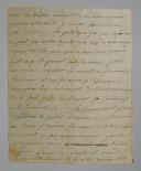 Photo 2 : Chouannerie - LETTER FROM JUST SAPINAUD TO HIS BROTHER residing at Baron de Suzanet's in London, March 4, 1796. 18913-1