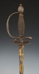 Photo 2 : COURT SWORD IN PIERCED STEEL, Former Monarchy (1760-1770). 28806