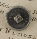 Photo 2 : BUTTON OF THE 2nd CARABINIERS REGIMENT, 1845 model, July Monarchy. 30685-16.