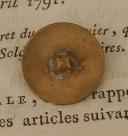 Photo 2 : BUTTON OF THE 48th INFANTRY REGIMENT, First Empire. 20737-36