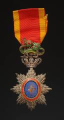 Photo 2 : BIJOU DE CHEVALIER DE L'ORDRE DU DRAGON D'ANNAM, institué en 1896, Troisième République. 26422