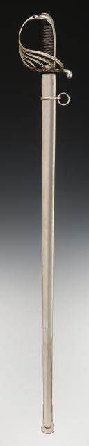 Photo 2 : Senior Infantry Officer's Saber of the Battalion of Africa, modified Third Republic model 1855. 29519R