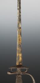 Photo 3 : COURT SWORD IN PIERCED STEEL, Former Monarchy (1760-1770). 28806