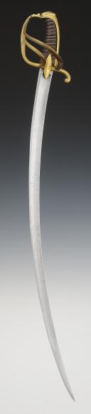 Photo 3 : LIGHT CAVALRY OFFICER'S SABER, First Empire. Item no. 29525