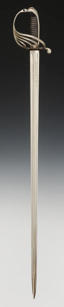 Photo 3 : Senior Infantry Officer's Saber of the Battalion of Africa, modified Third Republic model 1855. 29519R