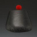 Photo 3 : SHAKO DE TENUE DE CAMPAGNE D'UN OFFICIER DU 68ème RÉGIMENT D'INFANTERIE DE LIGNE, 1er bataillon, 3ème compagnie, modèle 1872, Troisième République. 27900