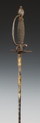 Photo 4 : COURT SWORD IN PIERCED STEEL, Former Monarchy (1760-1770). 28806