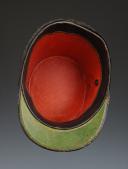 Photo 6 : SHAKO DE TENUE DE CAMPAGNE D'UN OFFICIER DU 68ème RÉGIMENT D'INFANTERIE DE LIGNE, 1er bataillon, 3ème compagnie, modèle 1872, Troisième République. 27900