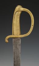 Photo 6 : SABRE TROUPE D'INFANTERIE DIT « BRIQUET », modèle An XIII, daté de mai 1815, Période des Cent Jours. 29609R