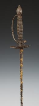 Photo 9 : COURT SWORD IN PIERCED STEEL, Former Monarchy (1760-1770). 28806