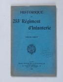 Photo 1 : Historique du 323ème Régiment d’Infanterie – campagne 1914-18 – 