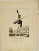 Photo 1 : GENTY : PLANCHE 5, GARDE ROYALE, RÉGIMENT DE FRÉDÉRIC 1er, 1815
