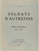 Photo 1 : ROUSSELOT LUCIEN : SOLDATS D'AUTREFOIS, GARDES D'HONNEUR 1813-1814 (3ème série), 6 planches couleurs.