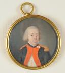 Photo 1 : Portrait miniature d’un officier de Dragons probablement du Royal-Régiment, vers 1791-1792.