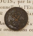 BUTTON OF THE 6th MARINE ARTILLERY BATTALION, First Empire model. 30254