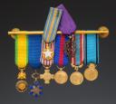 EIGHT MINIATURES OF MILITARY DECORATIONS MEDALS, Fourth and Fifth Republics. 26416-10