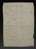 Hanover Army. 8th Line Infantry Regiment. SIGNED AUTOGRAPH LETTER BY COLONEL AUTIÉ, of the said Regiment, TO HIS EXCELLENCY MARSHAL BERTHIER, Minister of War, March 18, 1805. 18909-12