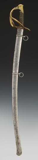 Photo 2 : SABER FOR CHILDREN'S EQUIPMENT, model 1822 for light cavalry officer, Second Empire. 25553
