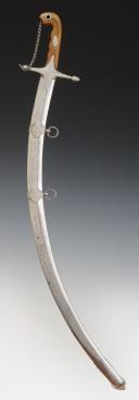 Photo 2 : ORIENTAL-STYLE SABER KNOWN AS A "PALA," CAVALRY OFFICER'S, First Empire. 32709