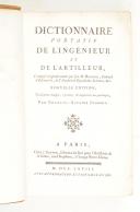 Photo 2 : JOMBERT. Dictionnaire portatif de l'ingénieur et de l'artilleur. Composé originairement par feu M. Belidor.