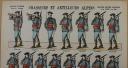 Photo 3 : VAGNÉ (Louis) - " Chasseurs et Artilleurs Alpins " - Imagerie nouvelle - Soldats à bloquer