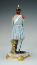 Photo 3 : TAMBOUR D'INFANTERIE DE L'ARMÉE DE GARIBALDI, Armée Italienne 1866 : figurine en porcelaine XXème siècle.