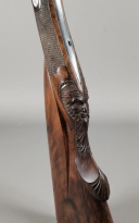 Photo 3 : DOUBLE BARREL SHOTGUN, mid-19th century.