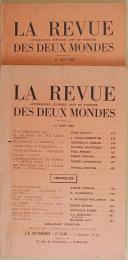 Photo 4 : VAUDOYER - " La Revue Littérature, Histoire, Arts et Sciences des deux mondes " - Lot de périodiques - 1er juin 1963 - Paris 