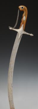 Photo 4 : ORIENTAL-STYLE SABER KNOWN AS A "PALA," CAVALRY OFFICER'S, First Empire. 32709
