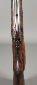Photo 4 : DOUBLE BARREL SHOTGUN, mid-19th century.