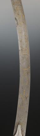 Photo 5 : ORIENTAL-STYLE SABER KNOWN AS A "PALA," CAVALRY OFFICER'S, First Empire. 32709
