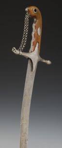 Photo 6 : ORIENTAL-STYLE SABER KNOWN AS A "PALA," CAVALRY OFFICER'S, First Empire. 32709