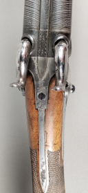 Photo 6 : DOUBLE BARREL SHOTGUN, mid-19th century.