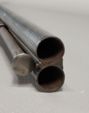 Photo 7 : DOUBLE BARREL SHOTGUN, mid-19th century.