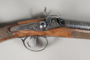 Photo 8 : DOUBLE BARREL SHOTGUN, mid-19th century.
