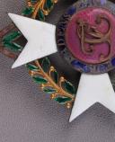 Photo 10 : 73  Bijou Grand-Croix de l’Ordre du mérite militaire Karl Friedrich, Bade. Royaume de Bade. Fabrication française. Premier Empire.