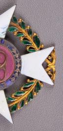 Photo 11 : 73  Bijou Grand-Croix de l’Ordre du mérite militaire Karl Friedrich, Bade. Royaume de Bade. Fabrication française. Premier Empire.