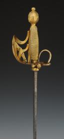 Photo 11 : FORTE ÉPÉE DE LA 1ère COMPAGNIE DES MOUSQUETAIRES DE LA MAISON MILITAIRE DU ROI, modèle 1762 (1762-1775), Ancienne Monarchie. 32217