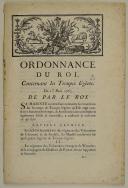 Photo 1 : ORDONNANCE DU ROI, concernant les Troupes légères. Du 1er mars 1763. 22 pages