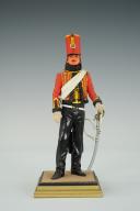 GEORGES FOUILLÉ, Navy painter. (1909-1994): PEDESTRIAN, HUSSAR OF THE 4th regiment IN CAMPAIGN OUTFIT 1814-1815, First Empire, 20th century. 211A-28020JC