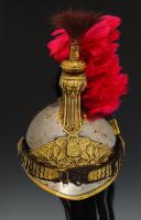 CASQUE TROUPE DE LA GARDE RÉPUBLICAINE À CHEVAL DE PARIS, modèle à partir de 1907, Troisième République. 28528R