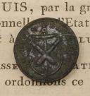 BUTTON OF THE 30th NAVAL ARTILLERY BATTALION, First Empire model. 30255