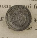 BUTTON OF THE 29th LIGHT INFANTRY REGIMENT, First Empire. 30685-18