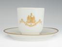 GRENADIER GUARD 3rd REGIMENT IMPERIAL COFFEE CUP, officer's service, Second Empire. 29246-40