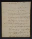 Campagne de Saxe. LETTRE AUTOGRAPHE DU SOLDAT PILLON, fusilier-chasseur au 1er Bataillon, 1è Compagnie, 1er Régiment, À SES PARENTS à St Germer de Fly, Saxe Gotha le 25 avril 1813. 18856-22