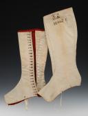 PAIR OF ZOUAVE CAMPAIGN GAITERS-LEGGINGS, Second Empire - Third Republic. 31241R